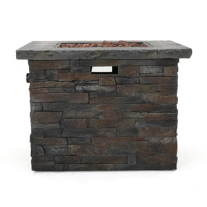 33' SQUARE MGO FIRE PIT - 40000 BTU.