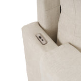 The Ashely Reversible Chenille Sectional Sofa with USB Charging Ports and Convertible Ottoman