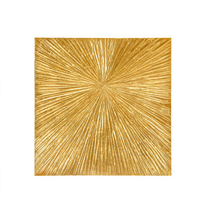 The Solaris Éclat™ – Hand-Textured Gilded Burst Wall Sculpture