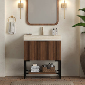 YOLAN 30" Bathroom Vanity & Sink
