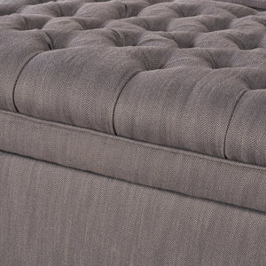 Juliana - Storage Ottoman With Birch Legs