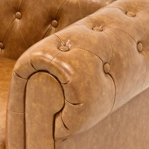 Elegant 2-Piece PU Sofa Set for Living Room