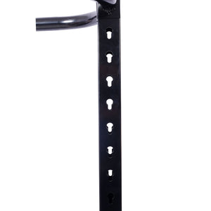 Indoor Bike Rack Stand For 1 - 2 Bicycles With Adjustable Arms - Black