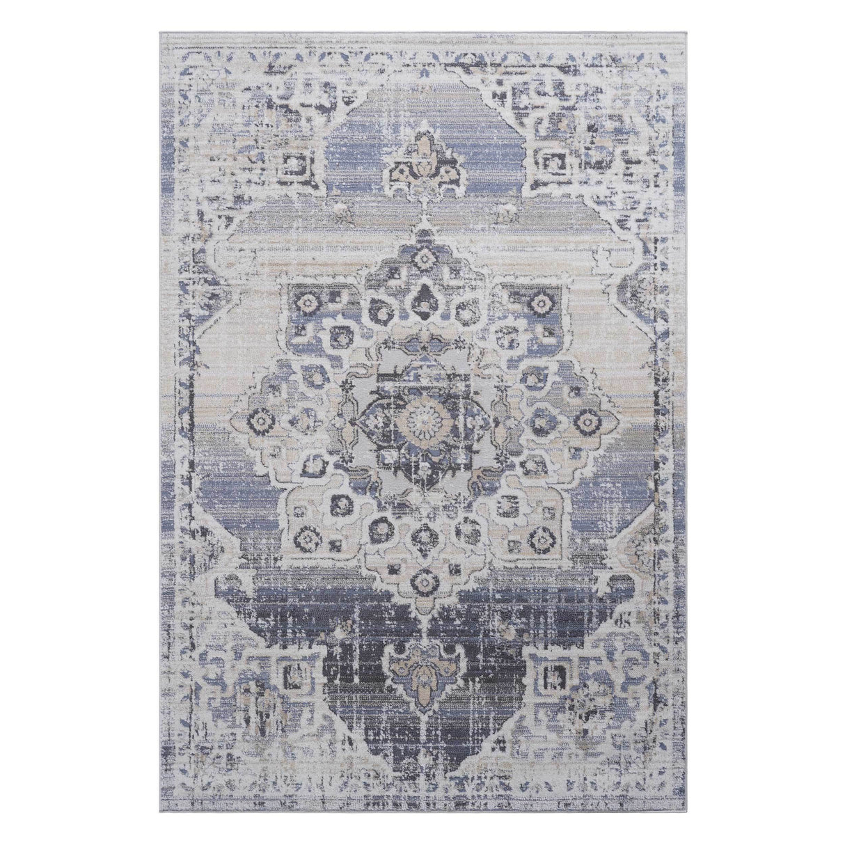 NAAR PAYAS Collection Medallion Non-Shedding  and Stain Resistant Area Rug