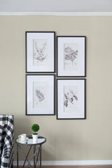 The-Conservatoire-Botanique™-–-Set-of-Four-Framed-Pencil-Etchings-Wall-Art