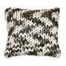 Sparrow & Wren Waffle Cotton Plaid Decorative Pillow 18" x 18" Granite