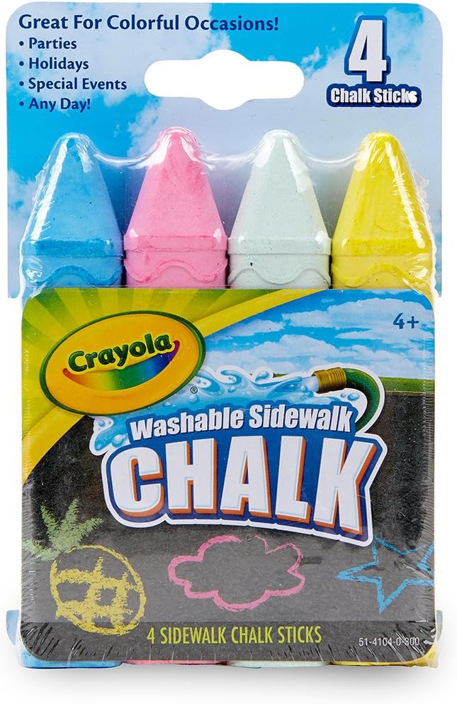 4-Pack Sidewalk Chalk