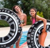 2-Pack Adult Tire Swim Ring Tube