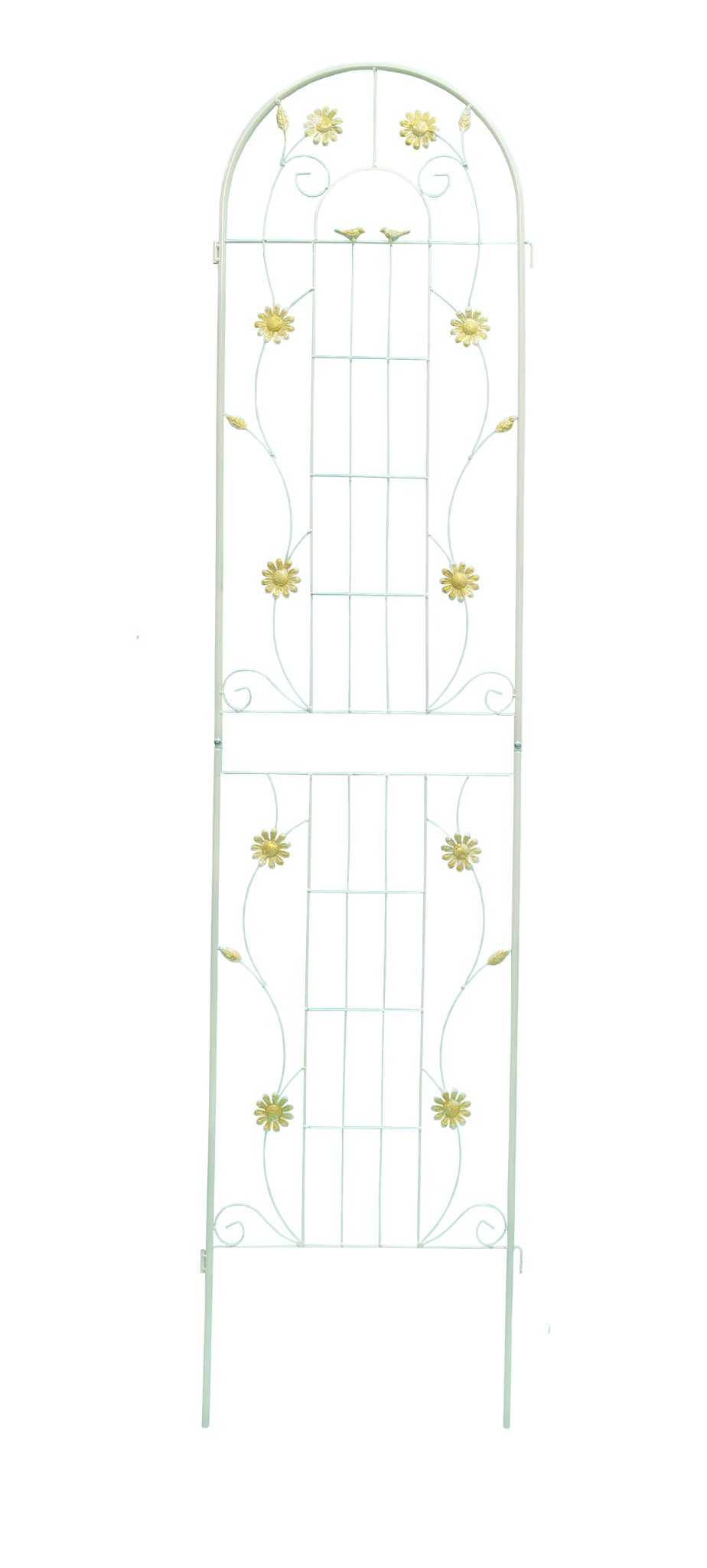 2 Pack Metal Garden Trellis 86.7 x 19.7 Rustproof Trellis for Climbing Plants Outdoor Flower Support White - Tuesday Morning - Pots & Planters