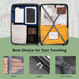 2 Piece Luggage Set with 2 Bags Expandable Spinner Wheels ABS Lightweight Suitcase with TSA Lock - Tuesday Morning - Luggage