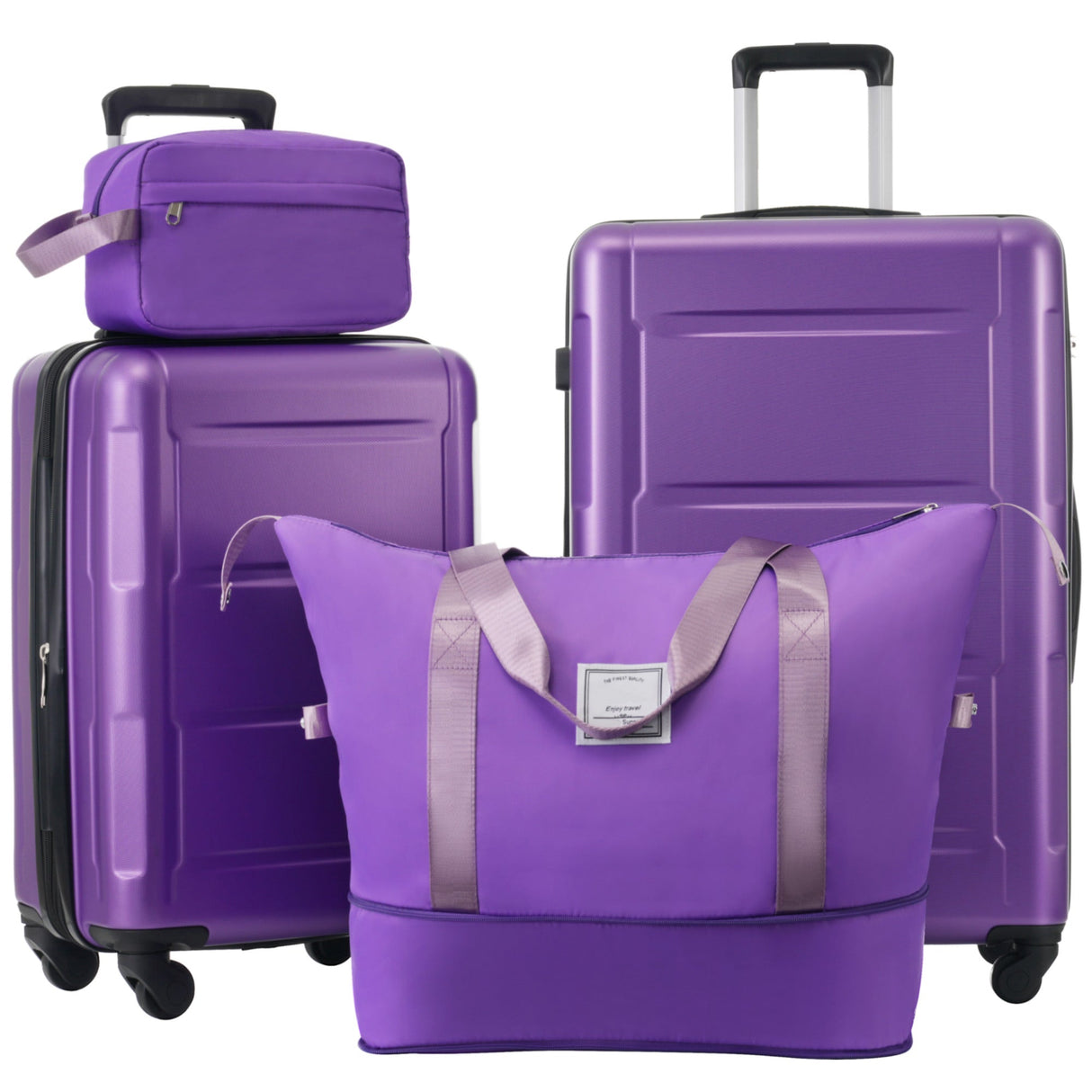 2 Piece Luggage Set with 2 Bags Expandable Spinner Wheels ABS Lightweight Suitcase with TSA Lock - Tuesday Morning - Luggage