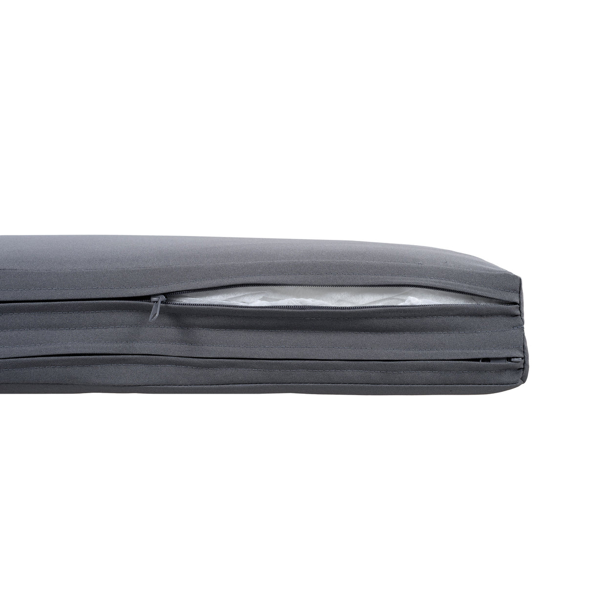 2" Thick Chaise Lounge Cushion in Dark Grey