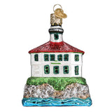 Eldred Rock Lighthouse Model by Old World Christmas
