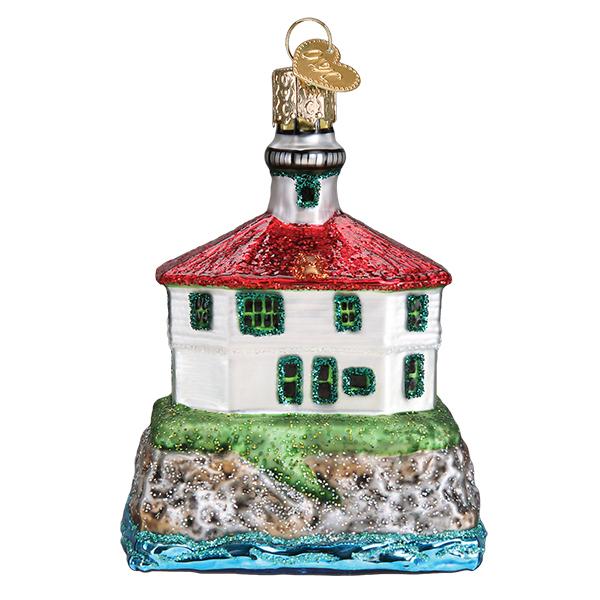 Eldred Rock Lighthouse Model by Old World Christmas