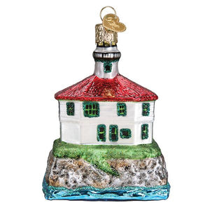 Eldred Rock Lighthouse Model by Old World Christmas
