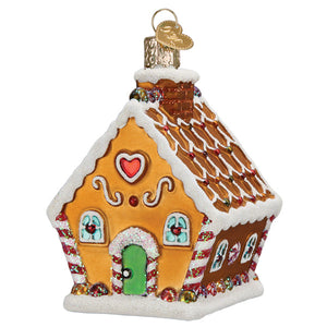 Sweet Gingerbread Cottage Christmas Ornament