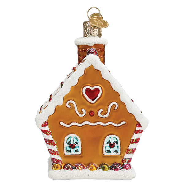 Sweet Gingerbread Cottage Christmas Ornament