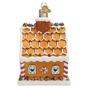 Sweet Gingerbread Cottage Christmas Ornament