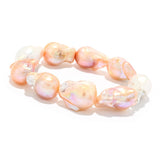 Imperial Pearl 13-15mm Baroque Cultured Pearl 8" Stretch Bracelet