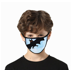 6-Pack Kids' Halloween-Themed Reusable Face Mask