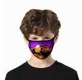 6-Pack Kids' Halloween-Themed Reusable Face Mask