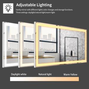 30x36 Inch LED Bathroom Vanity Mirror