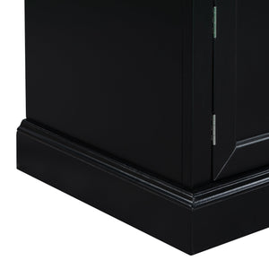 TREXM Storage Bench with 2 Drawers and 2 Cabinets