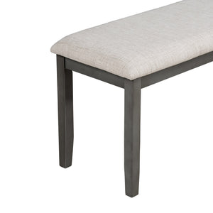 TREXM 6-Piece Dining Table and Chair Set