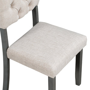 TREXM 6-Piece Dining Table and Chair Set