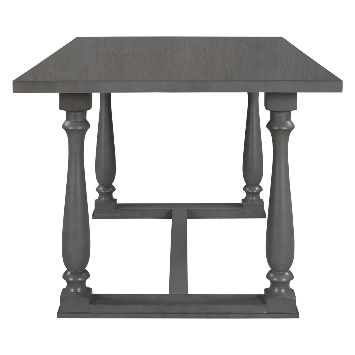 TREXM 6-Piece Dining Table and Chair Set
