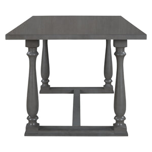 TREXM 6-Piece Dining Table and Chair Set
