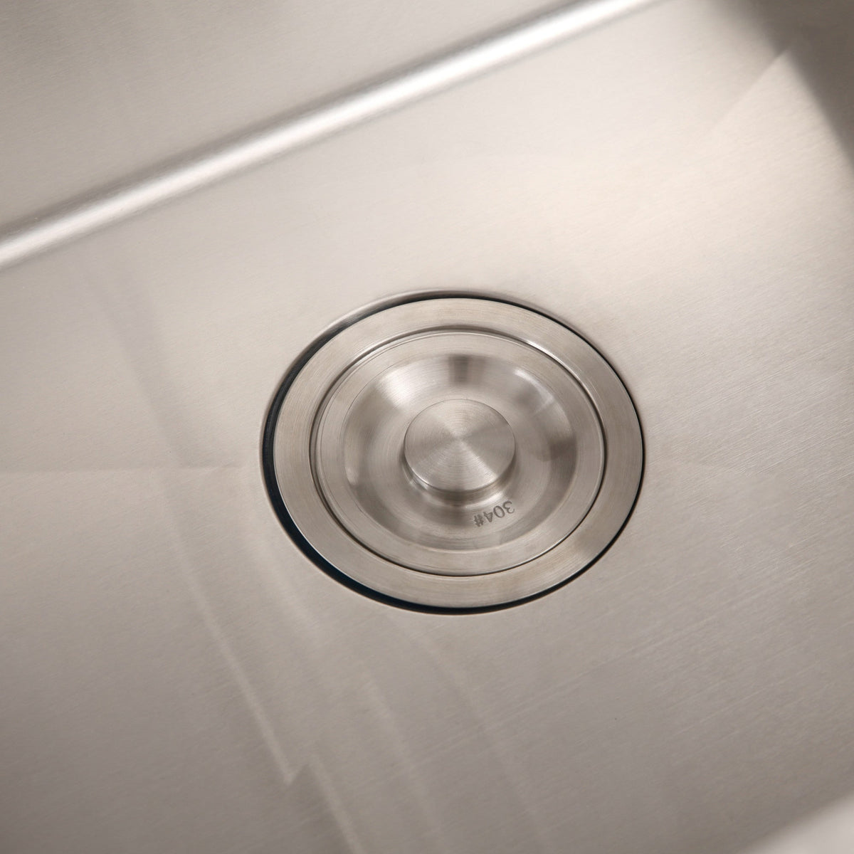 24in Stainless Steel Washing Sink with Faucet Hoses and Drain Head