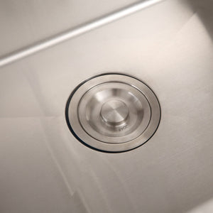 24in Stainless Steel Washing Sink with Faucet and Drain - Silver