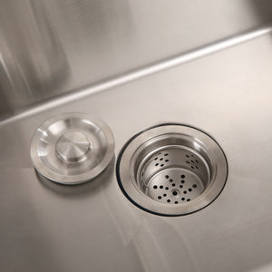 24in Stainless Steel Washing Sink with Faucet Hoses and Drain Head