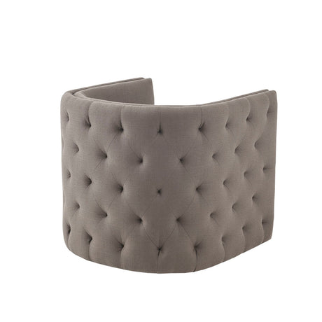 Capstone Button Tufted Swivel Club Chair