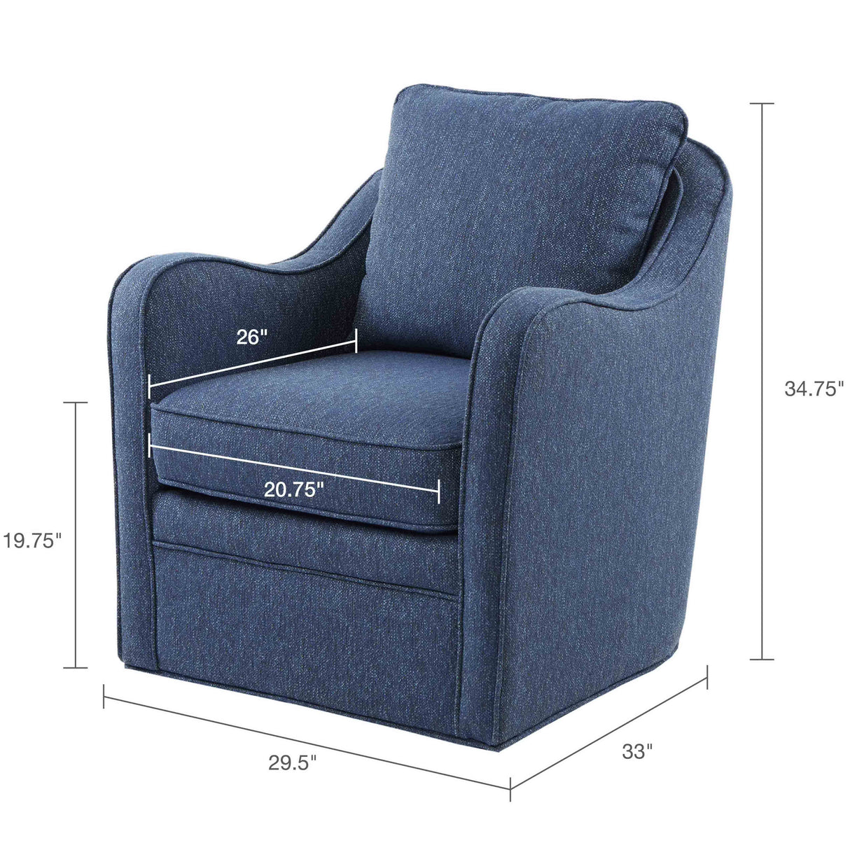 Upholstered Swivel Chair