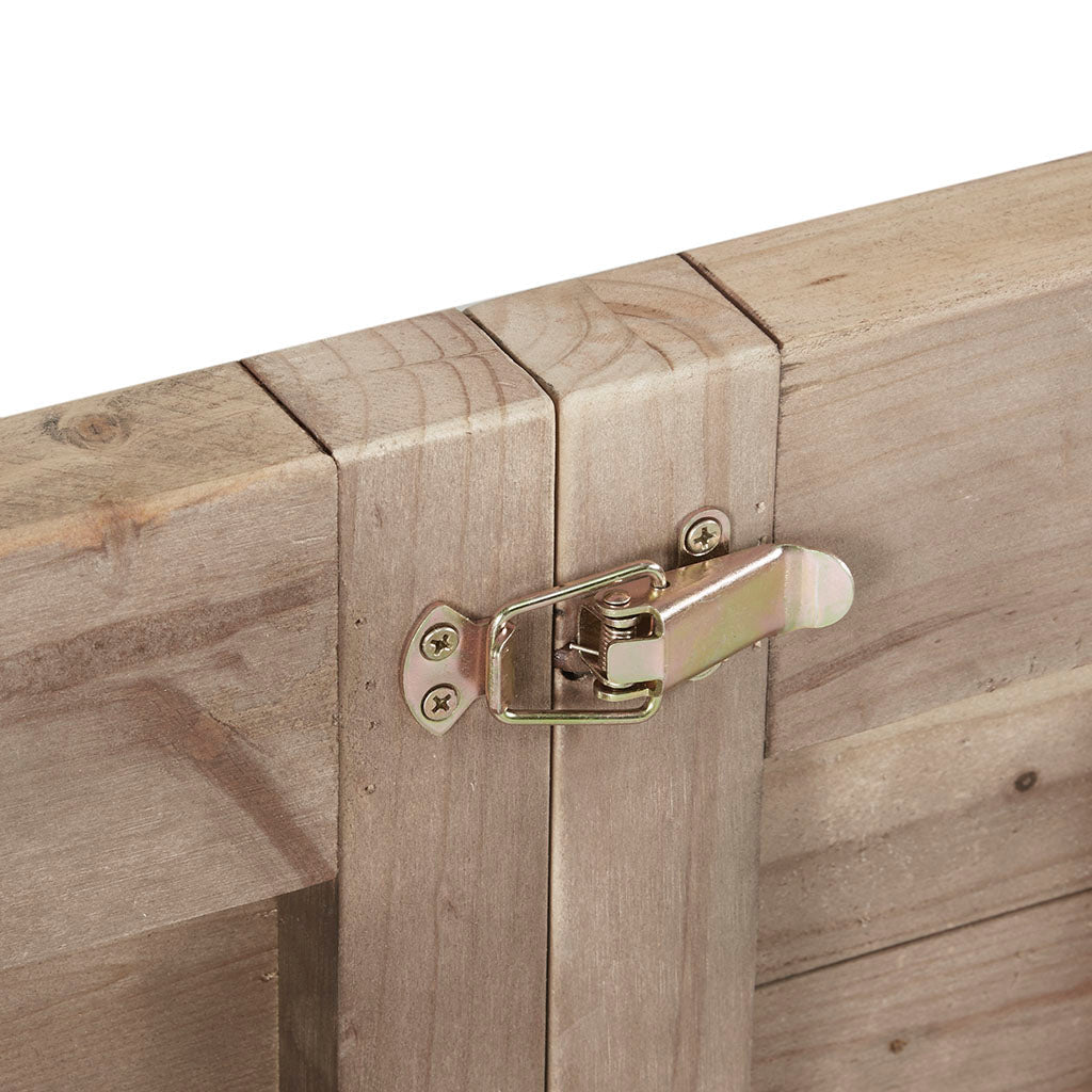 Sonoma Rustic Dining Table with Metal Support