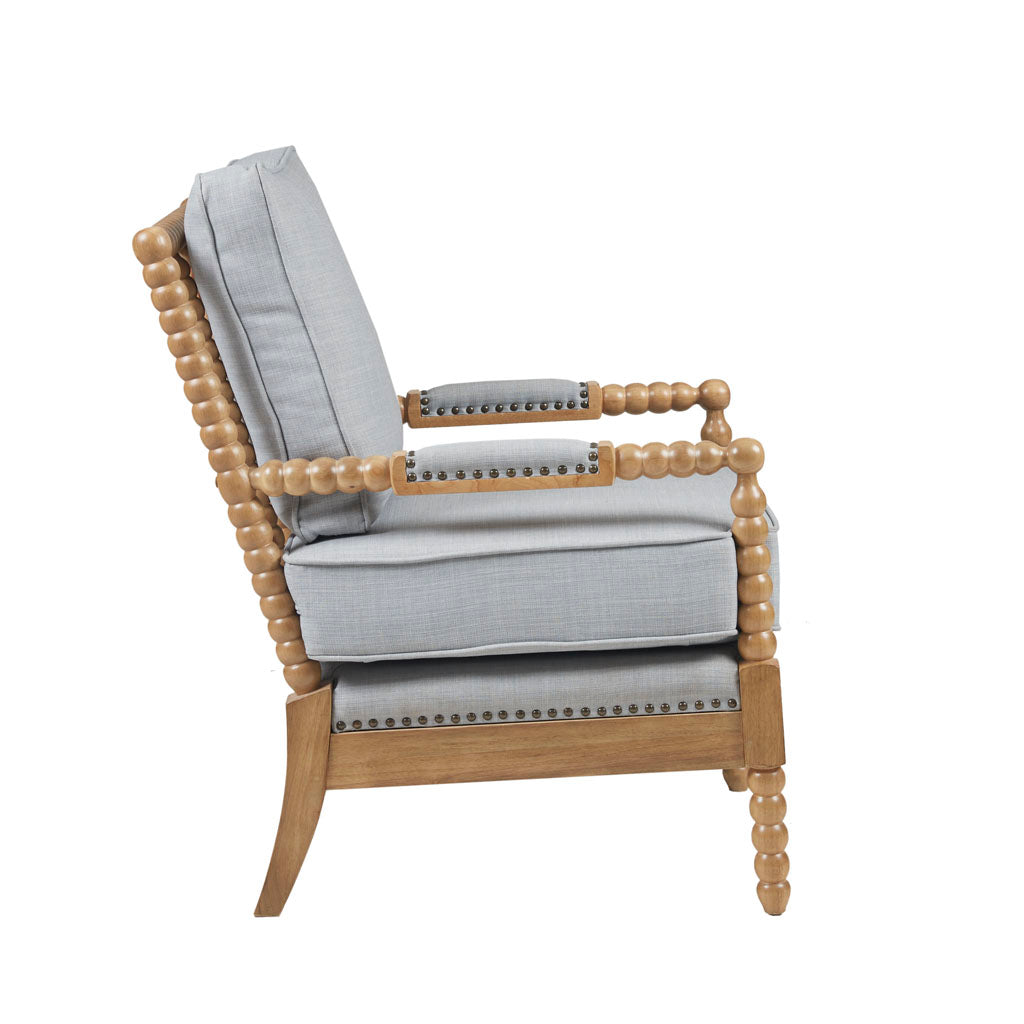 Automata Arm Chair with Open-Back Spindle and Turned Design