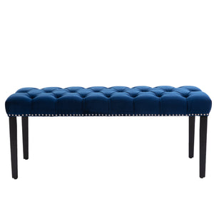 Heng Ming Upholstered Tufted Bench Ottoman