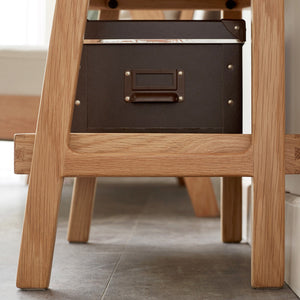 3-Tier Beech Wood Shoe Rack for Premium Storage
