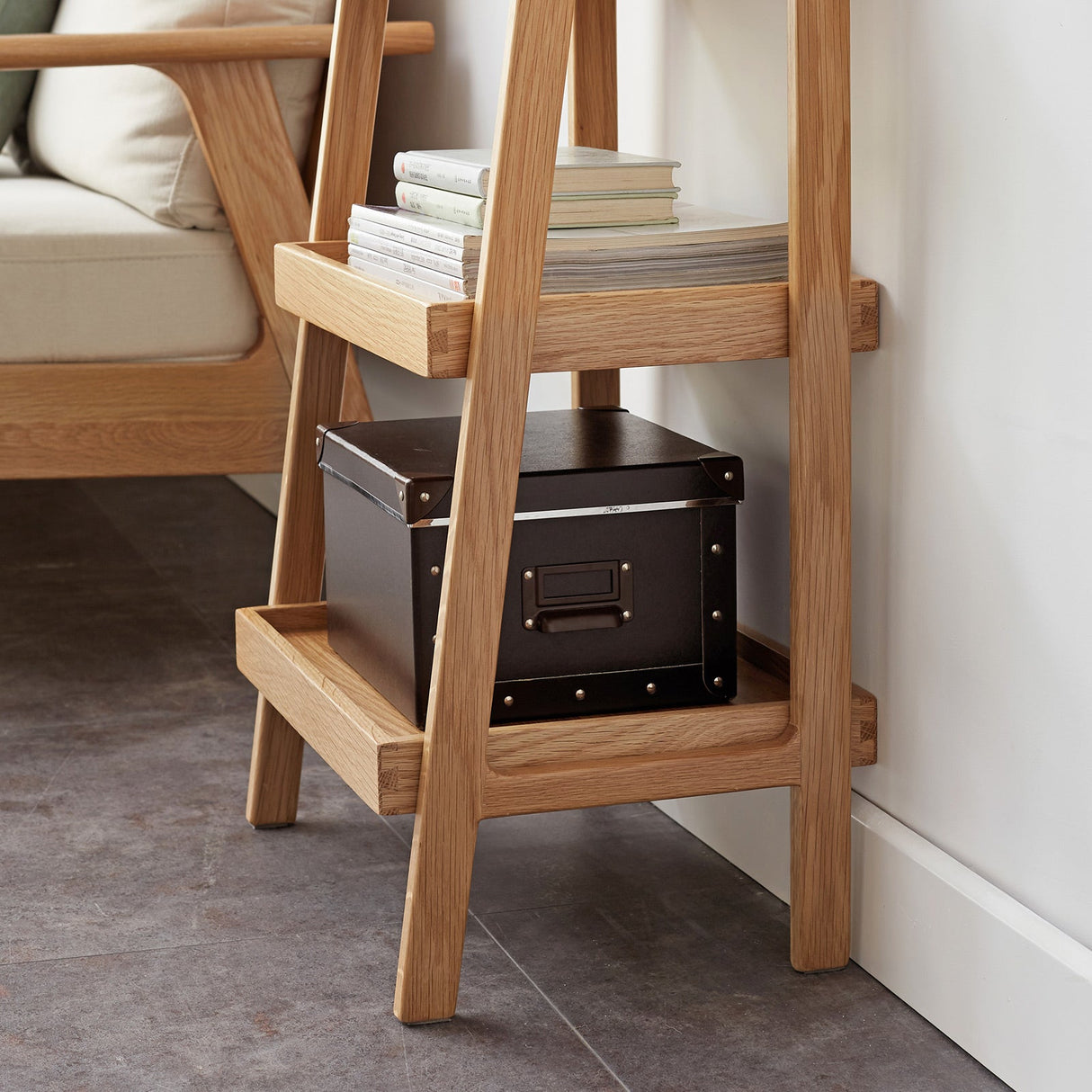 3-Tier Beech Wood Shoe Rack for Premium Storage
