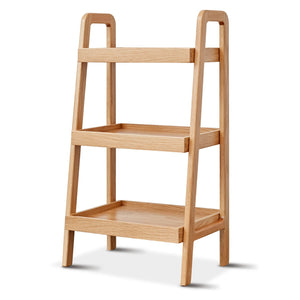 3-Tier Beech Wood Shoe Rack for Premium Storage