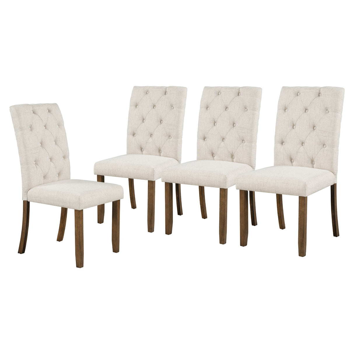 TREXM 6-Piece Farmhouse Dining Table Set