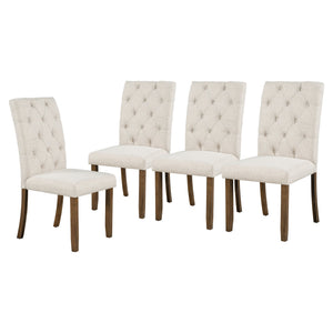 TREXM 6-Piece Farmhouse Dining Table Set