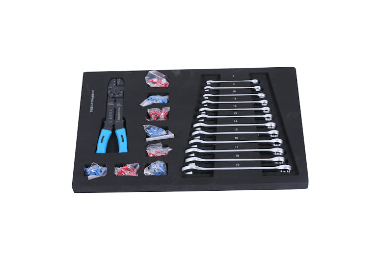 4-Drawer Rolling Tool Box with Tools for Garage and Workshop