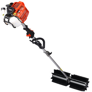Gasoline Powered Snow Sweeper - 52CC 2-Stroke Broom