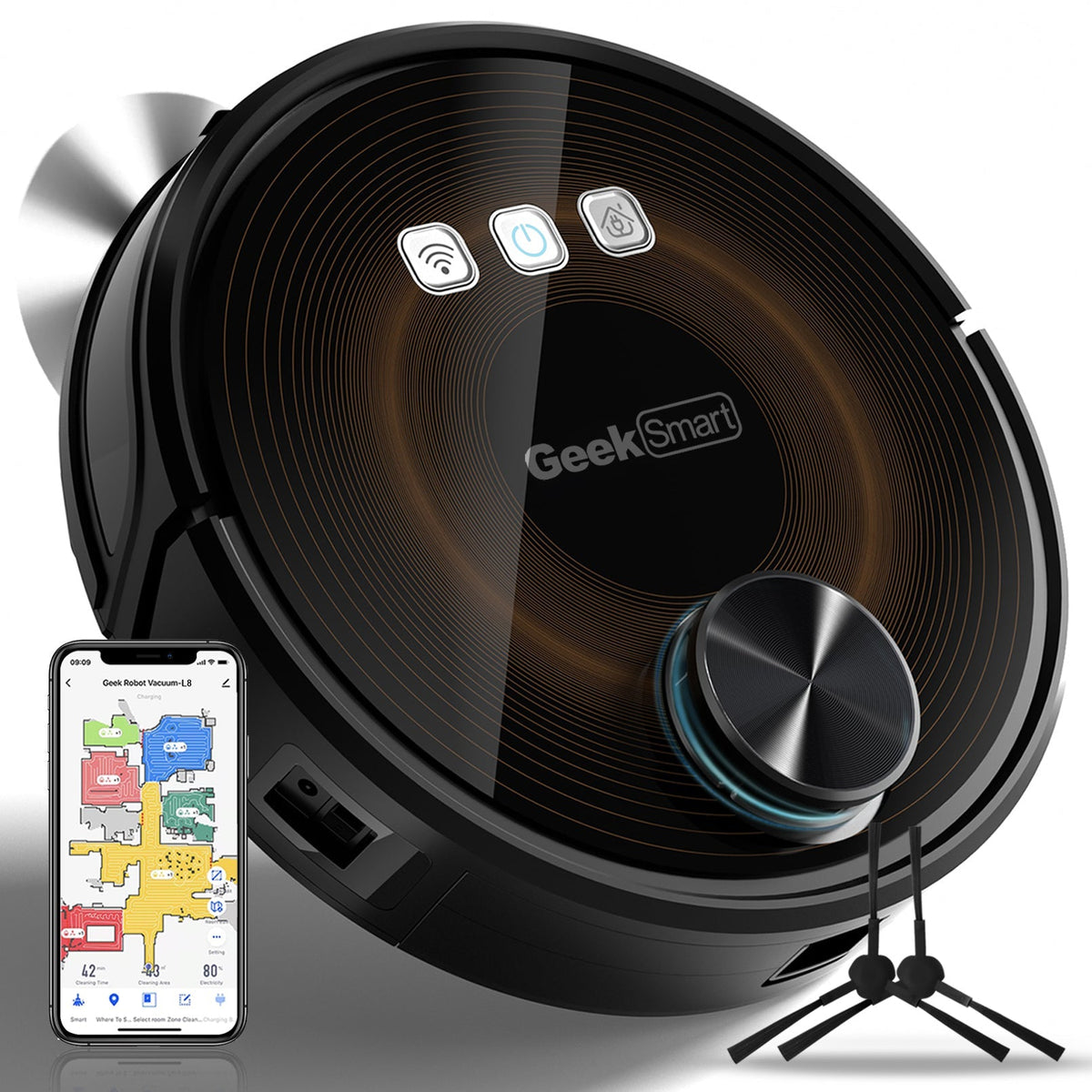 Geek Smart L8 Robot Vacuum Cleaner and Mop