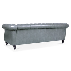Rolled Arm Chesterfield 3 Seater Sofa