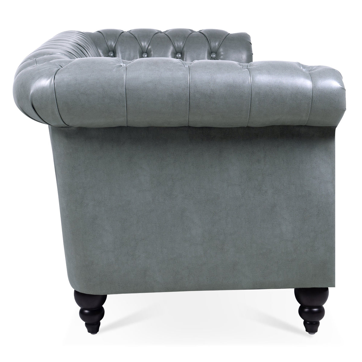 Rolled Arm Chesterfield 3 Seater Sofa