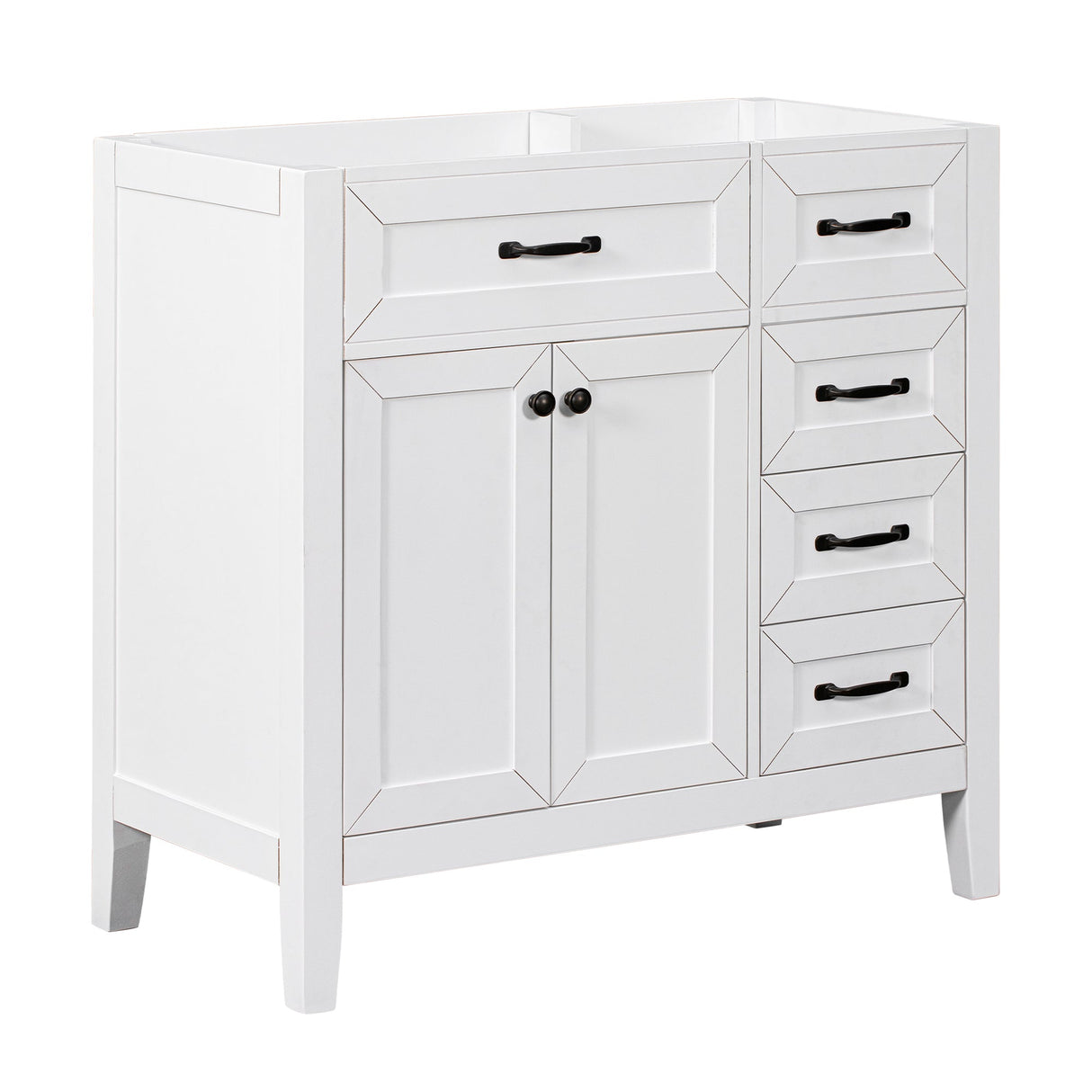 36" Bathroom Vanity Without Sink - Cabinet Base Only